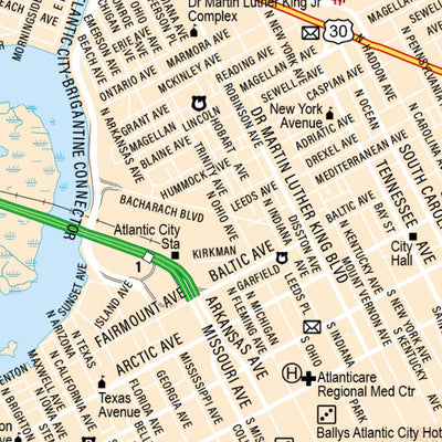 New Jersey Atlas & Gazetteer - Atlantic City Preview 3