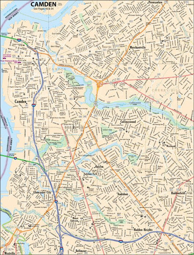 New Jersey Atlas & Gazetteer - Camden Preview 1