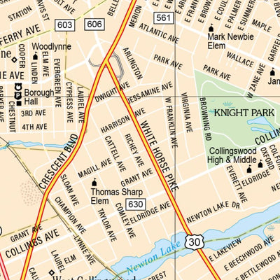 New Jersey Atlas & Gazetteer - Camden Preview 2