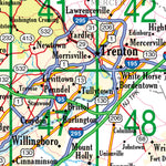 New Jersey Atlas & Gazetteer Overview Map Preview 2