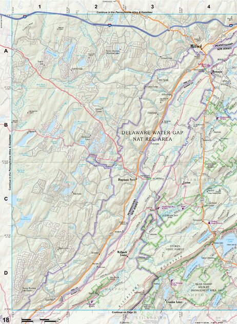 New Jersey Atlas & Gazetteer Page 18 Preview 1