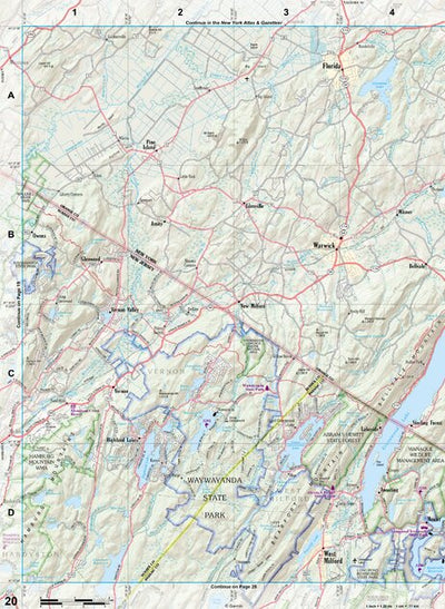 New Jersey Atlas & Gazetteer Page 20 Preview 1