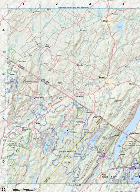 New Jersey Atlas & Gazetteer Page 20 Preview 1