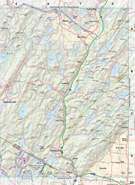 New Jersey Atlas & Gazetteer Page 21 Preview 1