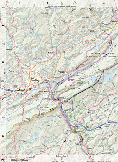 New Jersey Atlas & Gazetteer Page 22 Preview 1