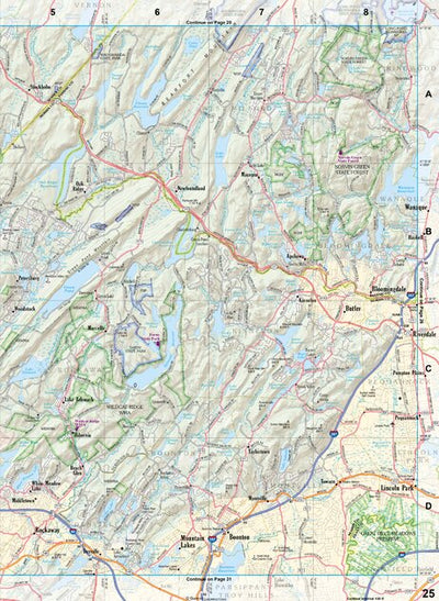 New Jersey Atlas & Gazetteer Page 25 Preview 1