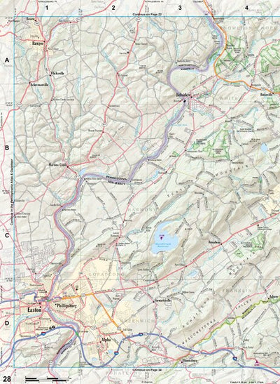 New Jersey Atlas & Gazetteer Page 28 Preview 1