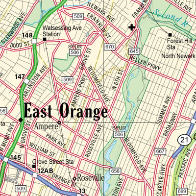 New Jersey Atlas & Gazetteer Page 32 Preview 2