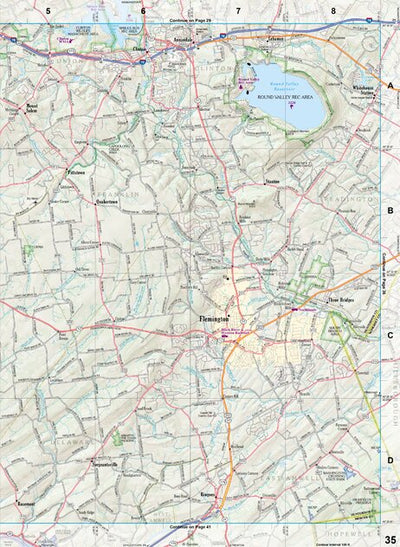 New Jersey Atlas & Gazetteer Page 35 Preview 1