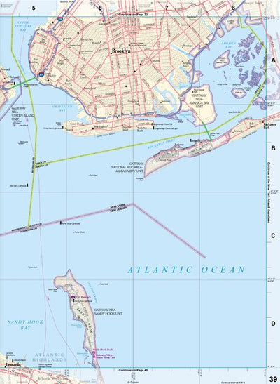 New Jersey Atlas & Gazetteer Page 39 Preview 1