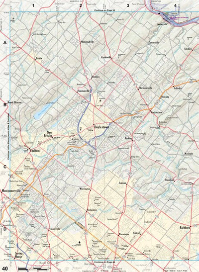 New Jersey Atlas & Gazetteer Page 40 Preview 1