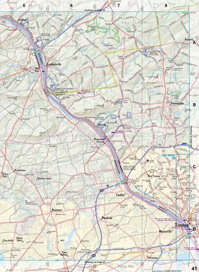 New Jersey Atlas & Gazetteer Page 41 Preview 1