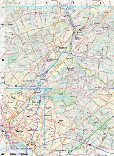 New Jersey Atlas & Gazetteer Page 42 Preview 1