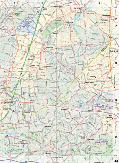 New Jersey Atlas & Gazetteer Page 43 Preview 1