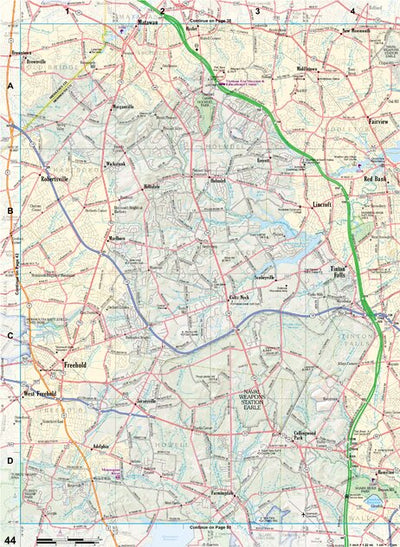 New Jersey Atlas & Gazetteer Page 44 Preview 1