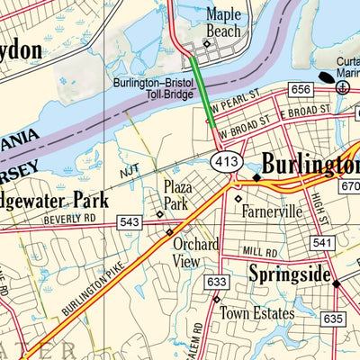 New Jersey Atlas & Gazetteer Page 47 Preview 2