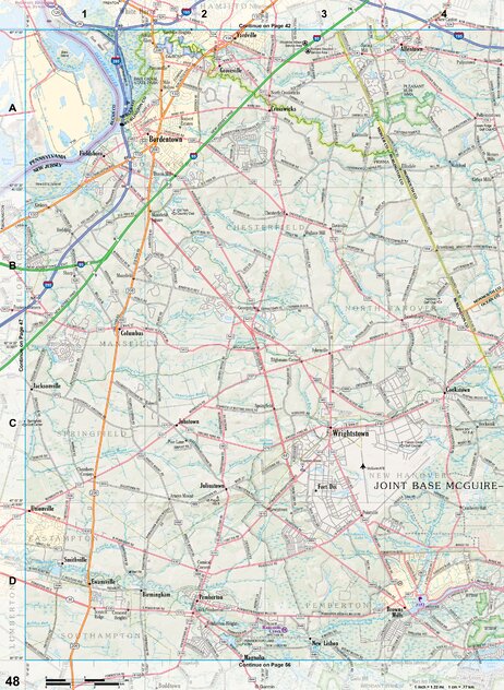 New Jersey Atlas & Gazetteer Page 48 Preview 1