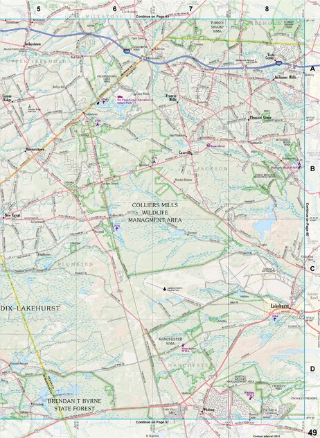 New Jersey Atlas & Gazetteer Page 49 Preview 1