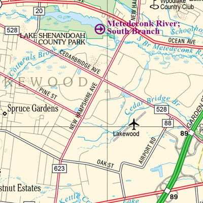 New Jersey Atlas & Gazetteer Page 50 Preview 2