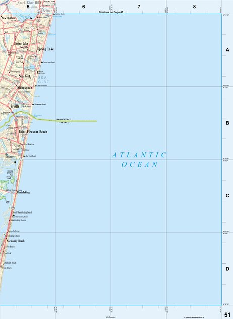 New Jersey Atlas & Gazetteer Page 51 Preview 1