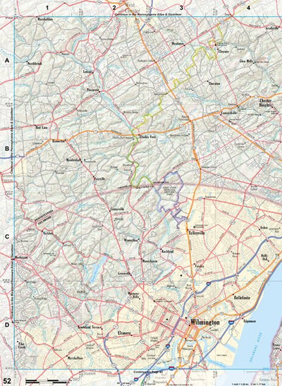 New Jersey Atlas & Gazetteer Page 52 Preview 1