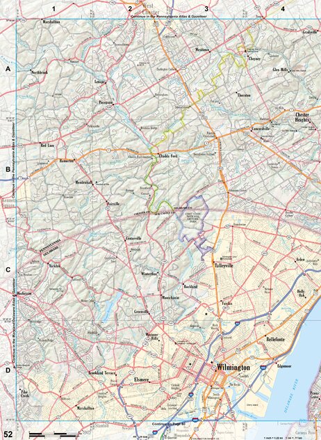 New Jersey Atlas & Gazetteer Page 52 Preview 1