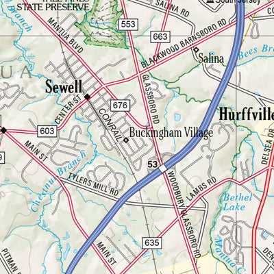 New Jersey Atlas & Gazetteer Page 54 Preview 3