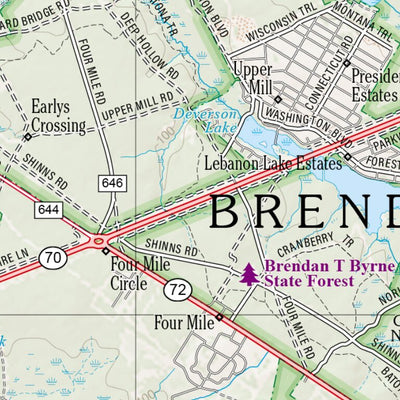 New Jersey Atlas & Gazetteer Page 56 Preview 3