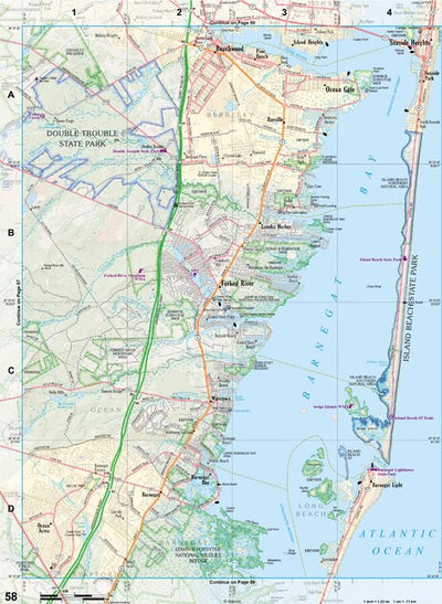 New Jersey Atlas & Gazetteer Page 58 Preview 1