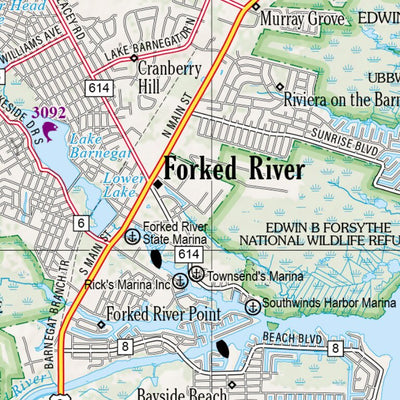 New Jersey Atlas & Gazetteer Page 58 Preview 2
