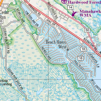 New Jersey Atlas & Gazetteer Page 59 Preview 3