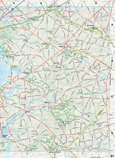 New Jersey Atlas & Gazetteer Page 61 Preview 1