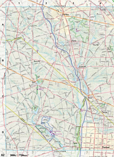 New Jersey Atlas & Gazetteer Page 62 Preview 1