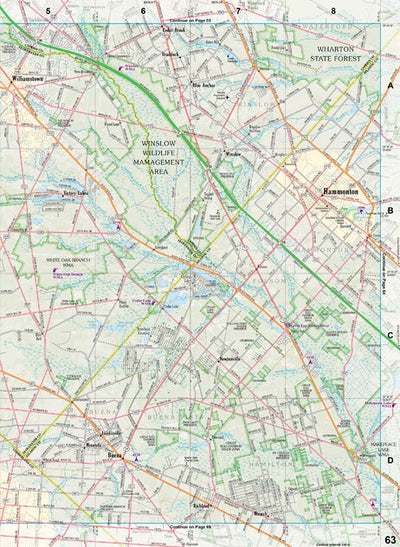 New Jersey Atlas & Gazetteer Page 63 Preview 1