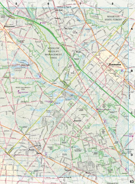 New Jersey Atlas & Gazetteer Page 63 Preview 1