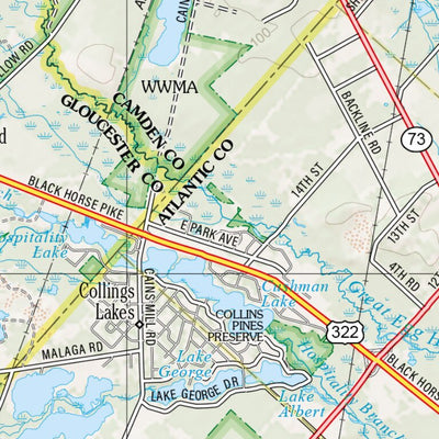 New Jersey Atlas & Gazetteer Page 63 Preview 2