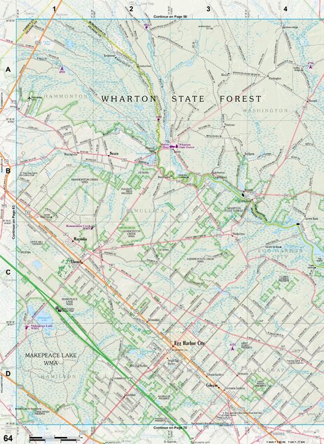 New Jersey Atlas & Gazetteer Page 64 Preview 1