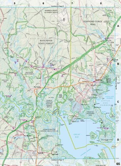 New Jersey Atlas & Gazetteer Page 65 Preview 1