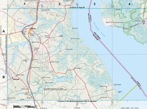 New Jersey Atlas & Gazetteer Page 66 Preview 1