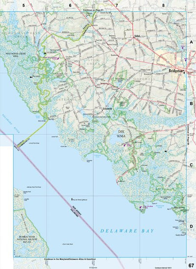 New Jersey Atlas & Gazetteer Page 67 Preview 1