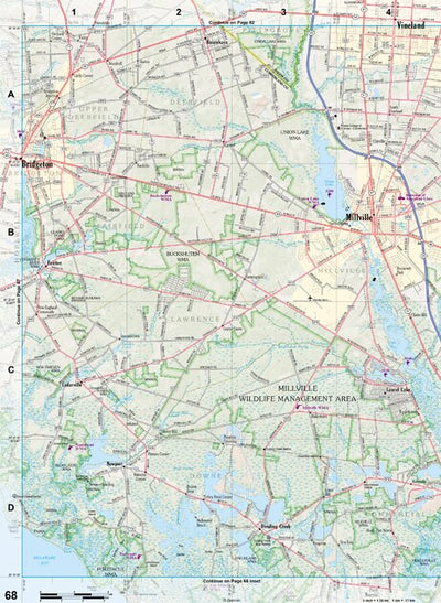 New Jersey Atlas & Gazetteer Page 68 Preview 1