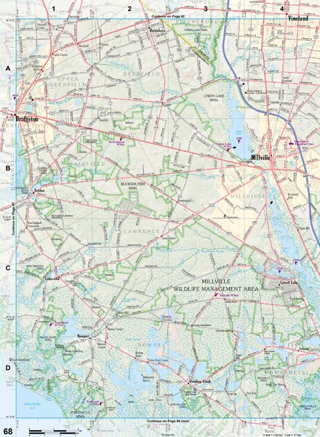 New Jersey Atlas & Gazetteer Page 68 Preview 1