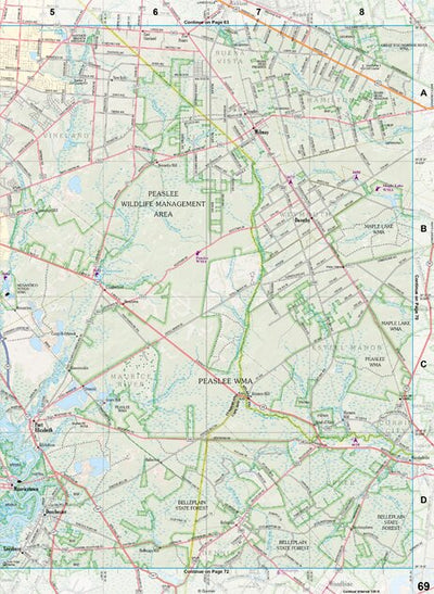 New Jersey Atlas & Gazetteer Page 69 Preview 1