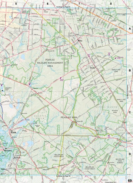 New Jersey Atlas & Gazetteer Page 69 Preview 1