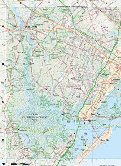 New Jersey Atlas & Gazetteer Page 70 Preview 1