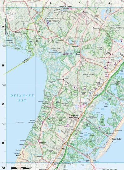 New Jersey Atlas & Gazetteer Page 72 Preview 1