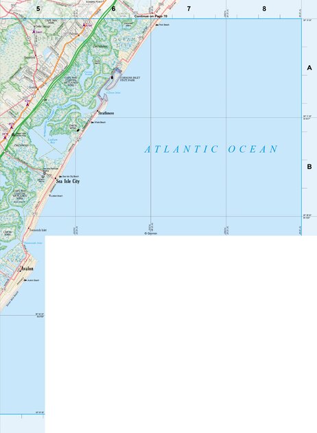 New Jersey Atlas & Gazetteer Page 73 Preview 1
