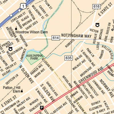 New Jersey Atlas & Gazetteer - Trenton Preview 2