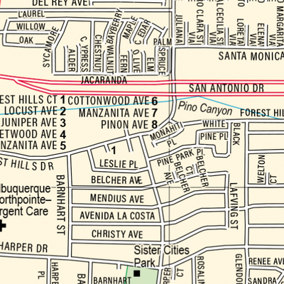 New Mexico Atlas & Gazetteer Albuquerque 2 Preview 3