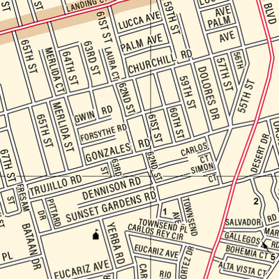 New Mexico Atlas & Gazetteer Albuquerque 4 Preview 3
